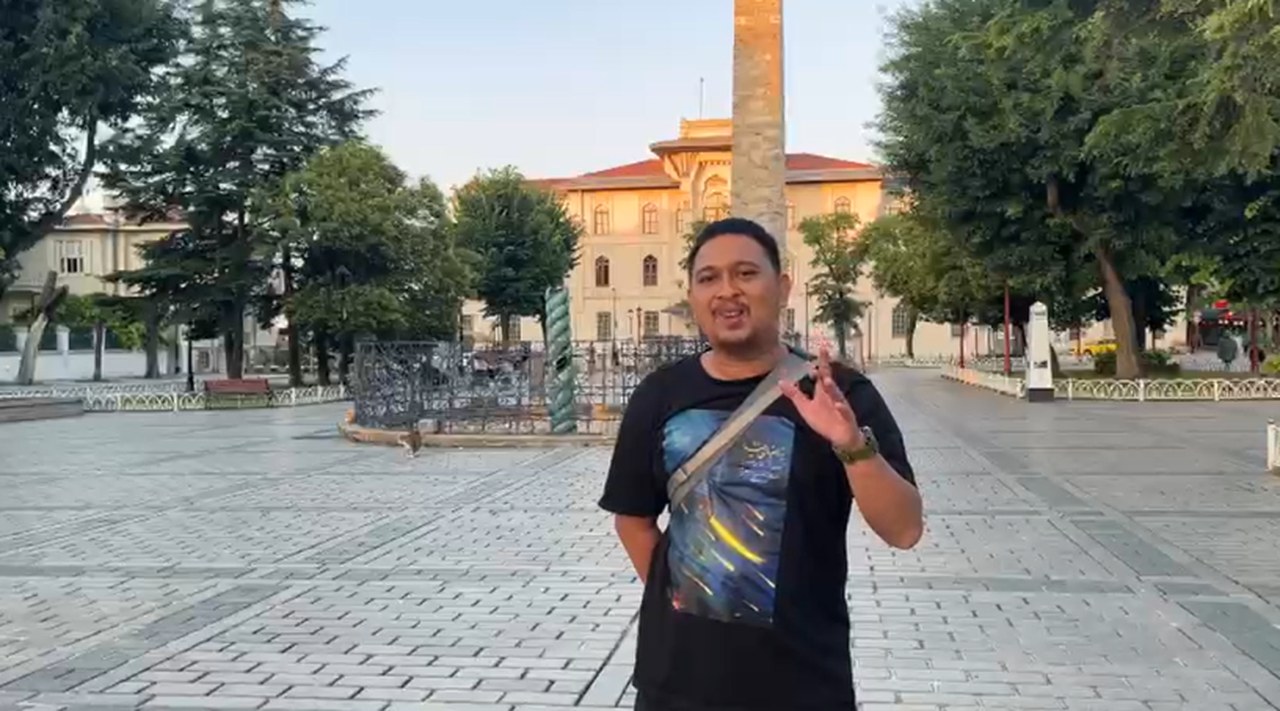 Amar Haidar dari FMI Jawa Barat saat berada di Turki
