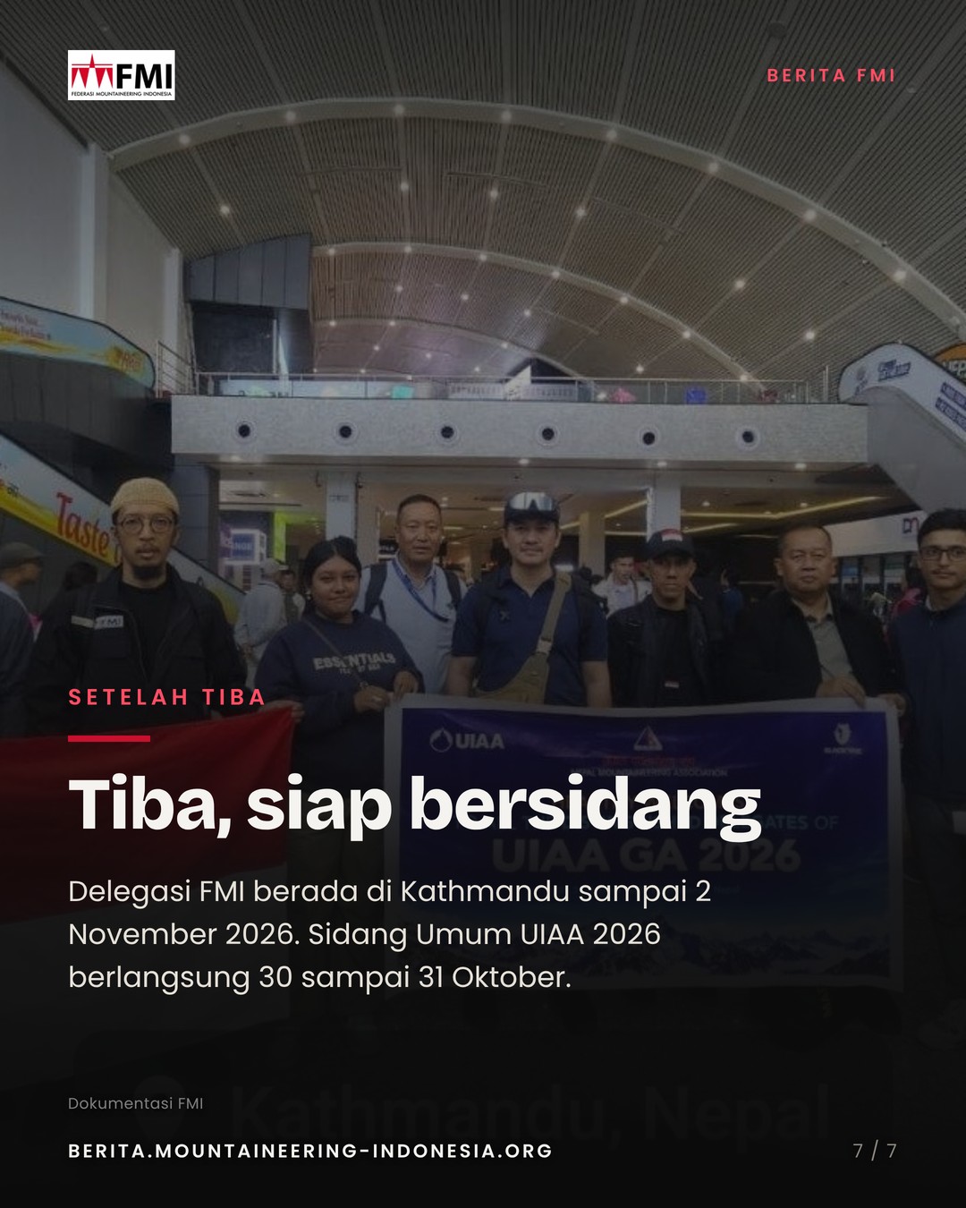Slide 7: penutup, tiba siap bersidang