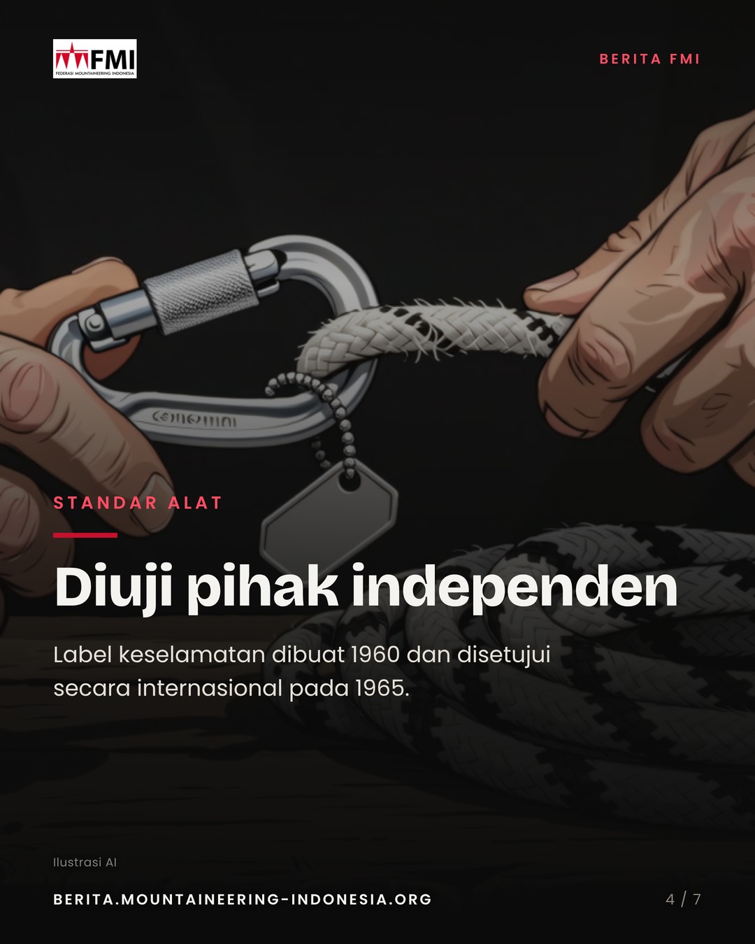 Slide 4: standar alat, label keselamatan dibuat 1960 dan disetujui 1965